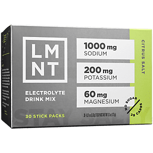 LMNT Electrolyte Drink Mix | Hydration Powder | Keto & Paleo | No Sugar  No Artificial Ingredients | Citrus Salt | 30 Stick Packs