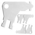 thumbnail image 4 of Miangastore 8pcs Universal Paper Towel Dispenser Key - Metal Toilet Paper Dispenser Key Easy to Use Replacement Key for Public Restrooms Offices, 4 of 8