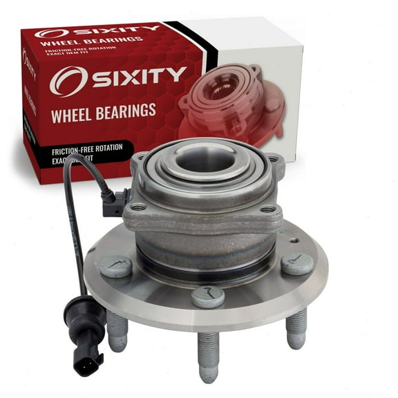 Sixity Auto 512440 Rear Wheel Bearing Hub Assembly compatible with Chevy Equinox 2010-2017, for GMC Terrain 2010-2017 - 5 Lug w/ ABS