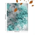 thumbnail image 3 of Abstract Teal Gray Splatter Watercolor Canvas Print, Ideal for Living Room, Bedroom, Office, Bathroom, Hotel, 3 of 8