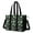 Black Cartoon Space-1, variant on Teacher Tote Bag,Black Colorful Dinosaurs Chalk Pattern Teacher Utility Tote Bag,Large Work Tote Bags for Women with Multiple Pockets,Top Zipper Closure,13.8x10.6x6.7 Inch