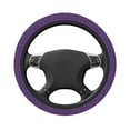thumbnail image 5 of Cauagu Purple Leopard Print Car Steering Wheel Cover - Universal Car Accessory for Diverse Cars for Steering Wheel with a Diameter of 14.5"-15", 5 of 7