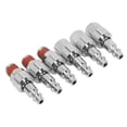 thumbnail image 4 of 6 uds accesorios para mangueras de aire 1/4 pulgadas NPT acoplador de aire giratorio de 360 grados enchufes macho de conexión rápida de acero inoxidable, 4 of 14