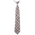 thumbnail image 3 of Uniform Tie Creative Plaid Pattern Buckle Formal Necktie Cotton Necktie for Kids, 3 of 6