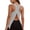 A74-Gray, variant on Womens Athletic Sleeveless Tank Tops Cross Split Back Workout Shirts Breathable Tops