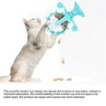 thumbnail image 4 of Interactive Cat Food Treats Dispenser Toy, Pet Slow Feeder Feed Training Toy Cat Windmill Toy Dog Food Dispenser (Blue), 4 of 5