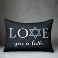 thumbnail image 3 of Creative Products Love you a Latke 14x20 Spun Poly Pillow, 3 of 3