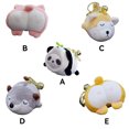 thumbnail image 2 of Monstrate Llavero de 2 uds con de peluche, llavero de Animal de dibujos animados, colección suave, accesorios para monedero, decoración colgante Artesanía Trasero de Shiba Inu Monstrate HA073521-05, 2 of 6