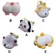 thumbnail image 4 of Yuarrent Llavero de 2 uds con de peluche, llavero de Animal de dibujos animados, colección suave, accesorios para monedero, decoración colgante Artesanía Trasero de Shiba Inu Yuarrent HA073521-05, 4 of 6