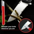 thumbnail image 4 of Hyasfey Outdoor Portable Scissor Knife Sharpener with Non-Slip Handle Ergonomic Compact Size Portable Garden Tool Sharpener Stone, 4 of 8