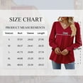thumbnail image 3 of SWQZVT Womens Long Sleeve Tops Dressy Casual V Neck Tunic Shirts Loose Chiffon Work Blouses Pleated Business Blouses, 3 of 8