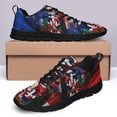 thumbnail image 4 of Dominican Republic Flag Shoes for Men Women Running Sneakers Breathable Casual Sport Tennis Shoes Black Size 7, 4 of 5