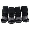 Waterproof Pet Dog Boots, AntiSlip Waterproof Winter Warm PU Dog Shoes
