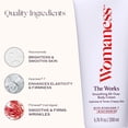thumbnail image 3 of Womaness The Works, All-over Hydrating & Smoothing Firming Body Lotion, Anti Aging Skin Tightening Cream with Hyaluronic Acid, 200 ml, 3 of 12