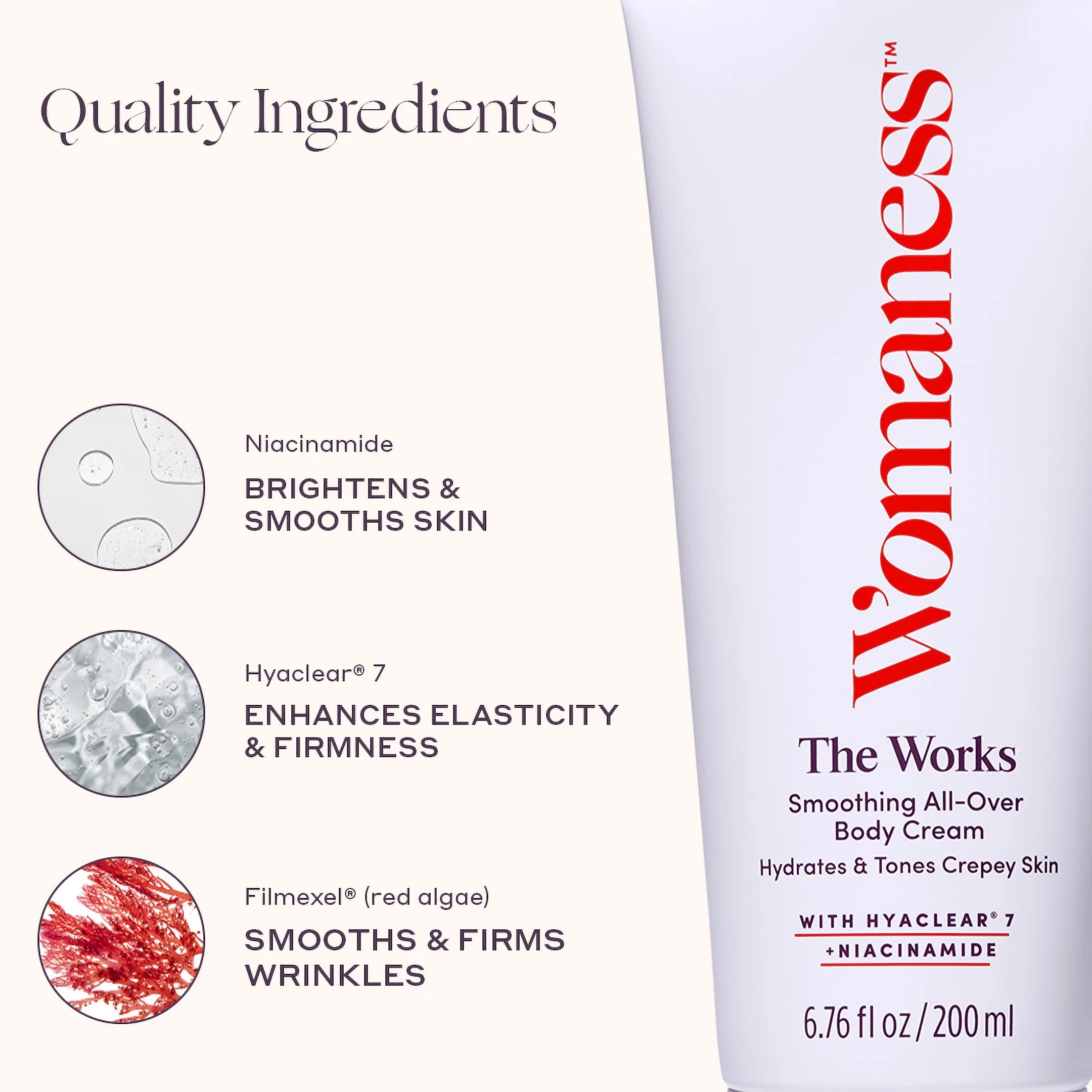 Womaness The Works Firming Body Lotion, 6.76 oz photo 2