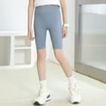 thumbnail image 4 of Usaibhir Girls' Compression Spandex Shorts High Waisted Yoga Dance Biker Shorts Comfy Athletic Shorts 2-12Y, 4 of 10