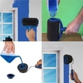 thumbnail image 5 of (Upgrade) Paint Roller Kit 8 Pcs Paint Runner Set Paint Runner Pro Paint Roller Brush Handle Tool Flocked Edger Corner Cutter Home Office Wall Printing Tool Set, 5 of 6