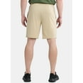 thumbnail image 5 of Athletic Works Men's & Big Men's Tri Blend Active Shorts, 9" Inseam, Sizes S-5XL, 5 of 5