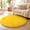 Bright Yellow, variant on Janvonne Soft Fluffy Round Rug, 4ft Non Slip Warm Comfort Shaggy Circle Carpet for Living Room Girls Room Nursery, Home Decor, Pink