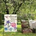 thumbnail image 4 of Shmbada Always Loved Never Forgotten Memorial Garden Flag 12x18 Inch Double Sided, Hummingbird Spring Summer Yard Outdoor Decoration, 4 of 7