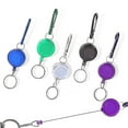 thumbnail image 5 of Soporte retráctil para pase de esquí, carrete de insignia, llavero (10 unidades, entrega aleatoria de colores), 5 of 5