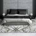 thumbnail image 6 of Luxe Weavers Marble Abstract Gray 9x12 Area Rug for Bedroom and Living Room, 6 of 10