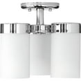 thumbnail image 2 of Progress Lighting Elevate 3-Light Semi-Flush Mount in Polished Chrome with Etched White Glass Shade, 2 of 3