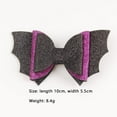 thumbnail image 2 of Halloween Black Bat Hair Bow Clips For Women Girls Gothic Bat Wing Alligator Barrettes Hair Accessories, 2 of 6