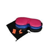 3D Sleep Mask Pack of 3 Lightweight and Super Soft and Comfortable Men/Women with 3 Pairs of Earplugs