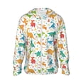 thumbnail image 1 of Fotbe Dinosaur Chaqueta con Protección Solar UPF 50+ para Hombre y Mujer, Camisa con Capucha y Bolsillos-Medium, 1 of 7