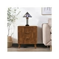 thumbnail image 4 of CHLOE Lighting Retro-Style Stained Glass 2-Light Table Lamp 18" Shade, 4 of 7