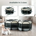 thumbnail image 4 of Cat Playpen, DOMIPET 2-in-1 Pop Up Dog Playpens with 2 Doors  Indoor Outdoor Use, Portable Pet Playpen Dog Cat Tent Enclosure for Kitten Puppy Small Animals, 4 of 9