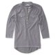 thumbnail image 1 of Aeropostale Womens Solid Popover Henley Shirt, Gris, Small, 1 of 2