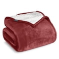 thumbnail image 1 of Manta de Cama de Felpa Sherpa Bare Home matrimonial/queen Palo de rosa, 1 of 6