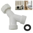 thumbnail image 1 of Dishwasher Washing Machine Y Tee Connector Adapter Double Inlet Junction Split, 1 of 11