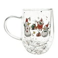 thumbnail image 2 of 14oz Cute Christmas Tree Mugs - With a Handle Double Wall Insulated Glasses, Tea & Milk Cup, Snowflake Decoration, for Christmas & Birthday Gifts, Hottest Christmas Gifts 2025 (Style C), 2 of 5