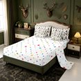 thumbnail image 3 of Manfei Hunting Themed Duck 7 Pieces Full Size Bedding Sets,Rustic Cabin Full Size Bed in a Bag,Polkadot Reversible, 3 of 7
