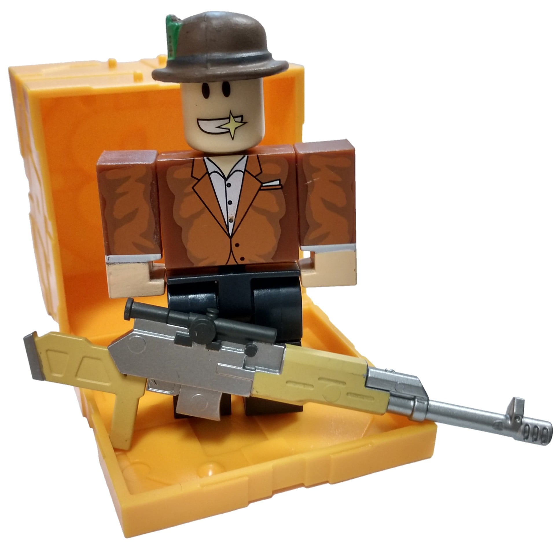 Roblox Series 5 Framed Agent Six Mini Figure With Gold Cube And