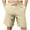 Beige, variant on Mens Casual Shorts Elastic Waist Drawstring Summer Athletic Shorts with Pockets 2025