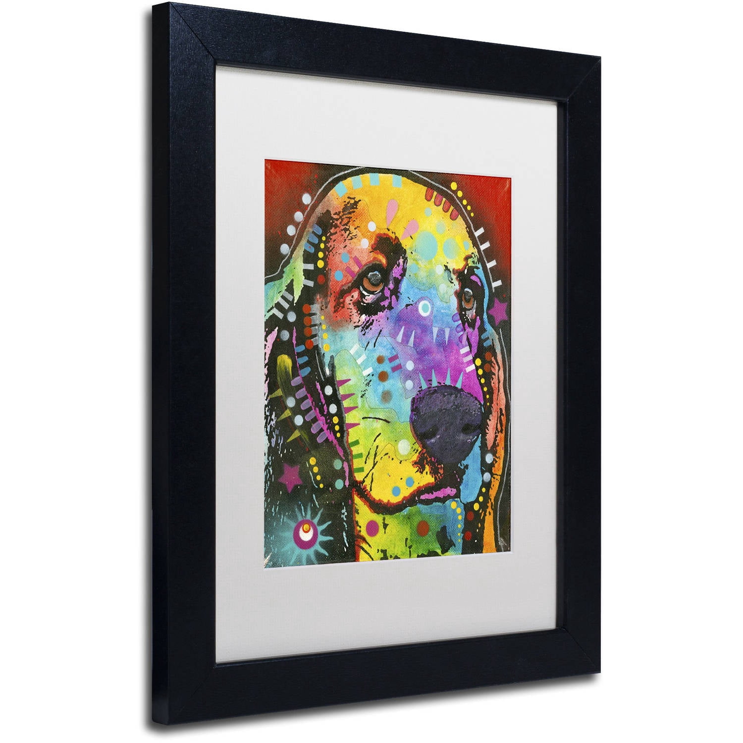 "Waffles" Canvas Art by Dean Russo, White Matte, Black Frame