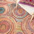thumbnail image 6 of SAFAVIEH Cape Cod Leighton Geometric Area Rug, Natural/Multi, 5' x 8', 6 of 11