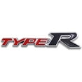 thumbnail image 1 of HUGFEGWE Chrome Metal Type-R Logo Car Emblem Premium 3D Racing Sport Badge Turbo Sticker Power Decal (Red&Black) AZ824-27497, 1 of 9