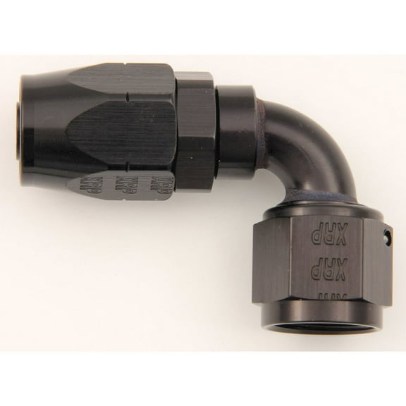 Xrp-Xtreme Racing Prod. #12 90 Deg Double Swivel Hose End Black