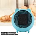 thumbnail image 3 of Miniventilador de aire acondicionado portátil para el hogar (azul, 110-250 V) Calentador de espacio de cerámica portátil, 3 of 8