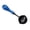 Blue, variant on Purple Purple Dual Outlet Non Stick Wax Melting Spoon With Wooden Handle For Envelope Sealing Invitations Metal Craft
