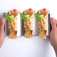 thumbnail image 6 of Monfince Taco Holder Stand - Oven & Grill Safe Stainless Steel Taco Racks With Handles - Fill & Serve Tacos With Ease - Taco Trays by Fiesta Kitchen, 6 of 9