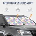 thumbnail image 4 of Haiem Sea Turtles Car Windshield Sun Shade (2 Pieces) Foldable Windshield Sun Shade Car Accessories for Truck SUV Pickup-Large, 4 of 7