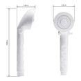 thumbnail image 3 of RV Shower Replacement Shower Head with Hose & Guide Ring Shower Holder Non-Metallic Hand-Held Shower Set,1 set * Hand-Held Shower Set,White, 3 of 7