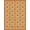Rust Orange Cream, Pattern 4, variant on ODIKA 4'x6' Boho Diamond Accent Tile Design Antique Repeating Motif Warm Cream Washable Area Rug None Non-Slip, Chair-Friendly, Flatwoven for Home Office, Under Desk
