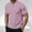 a1000_Purple, variant on Goodtrade8 Mens Summer T-Shirts Office Button up Pullover Striped Casual Slim Fit Crew Neck Short Sleeve Shirts for Men